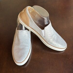 Ugg Adley Silver Slip On Sneaker